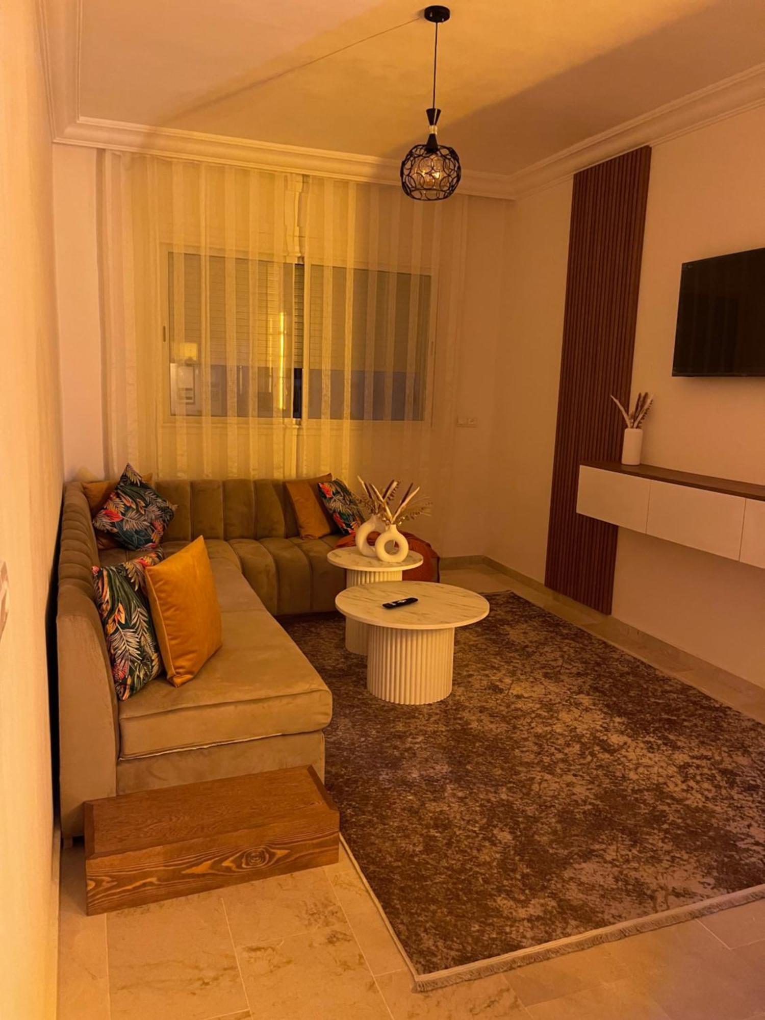 Elegant Appartement Avec Un Acces Piscine Jardin Parking Sous-Sol Et Wifi Haut Debit Fibre Optique Tanger Ngoại thất bức ảnh